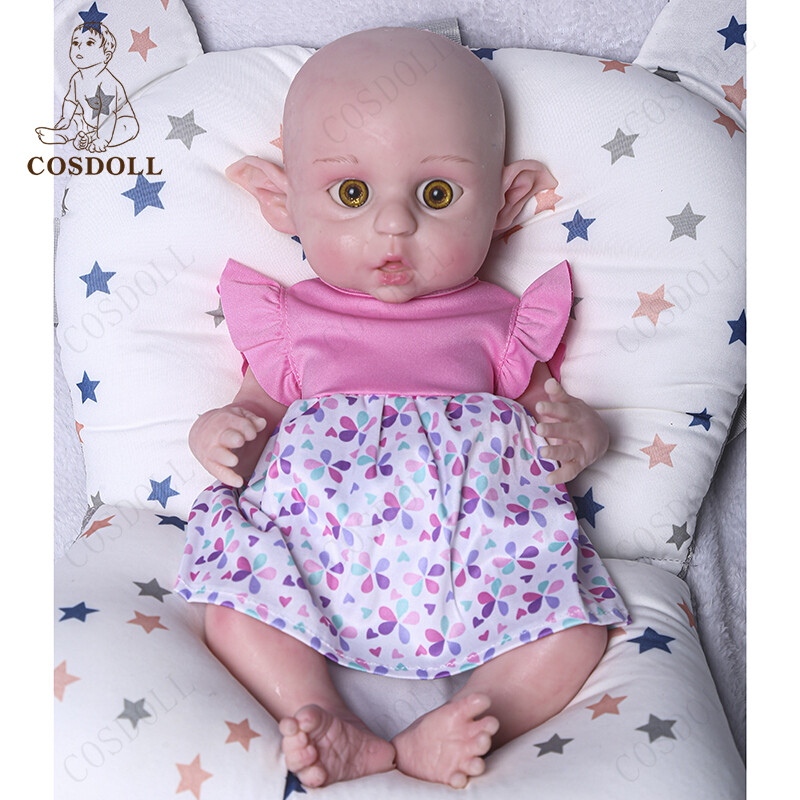 KAWAYII Elf Reborn Baby Doll 17 Inch Realistic Baby Dolls Silicone Vinyl Full Body Newborn Baby Dolls Toy 並行輸入品